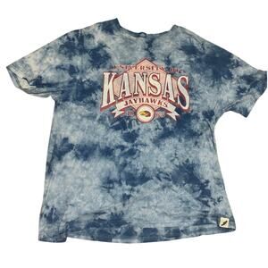 Size Large University of Kansas Jayhawks Tie Dye T-Shirt